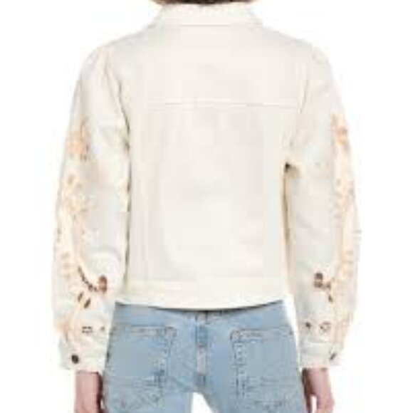 Johnny Was Charlotta Cropped Denim Jacket in size XL and XXL - Picture 3 of 5